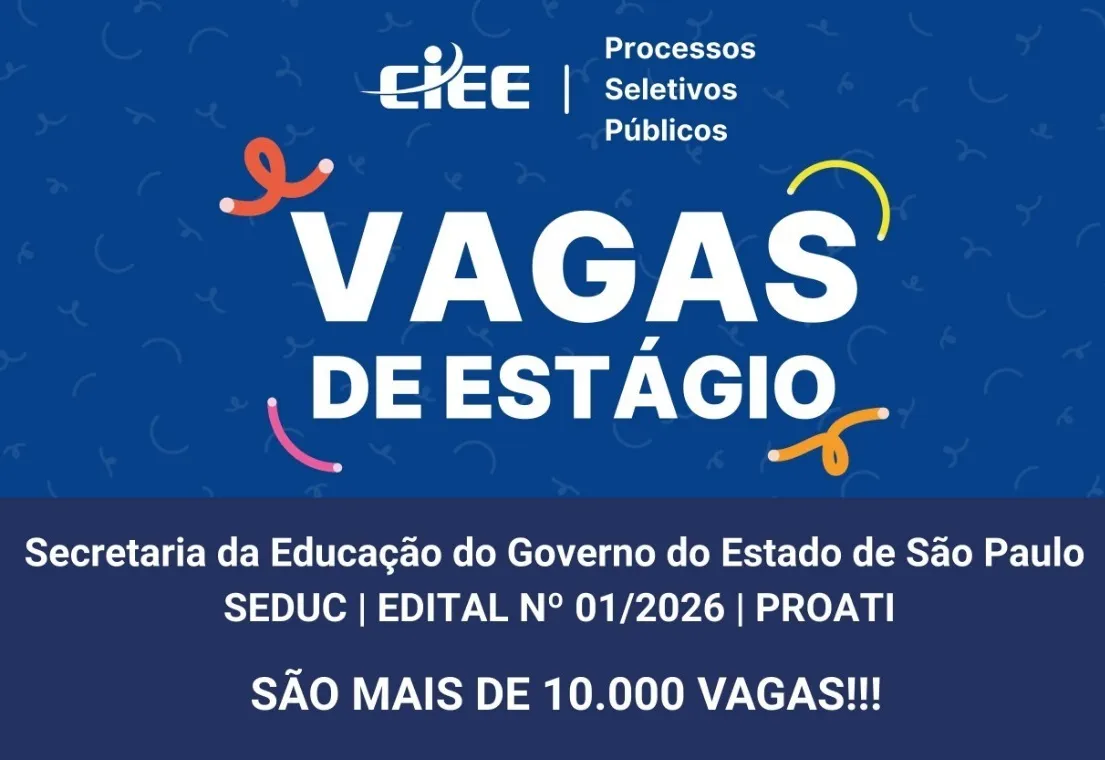 A Prefeitura informa que estão abertas as inscrições para o PROATI 2026 