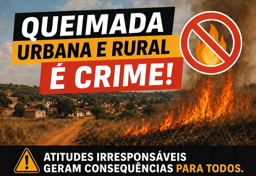 Queimada não é solução — é crime e um risco para todos.