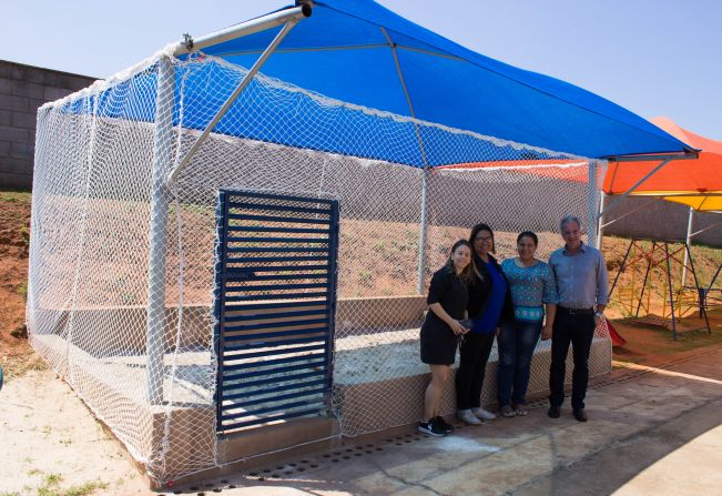 Prefeitura finaliza tanque de areia na Creche Escola